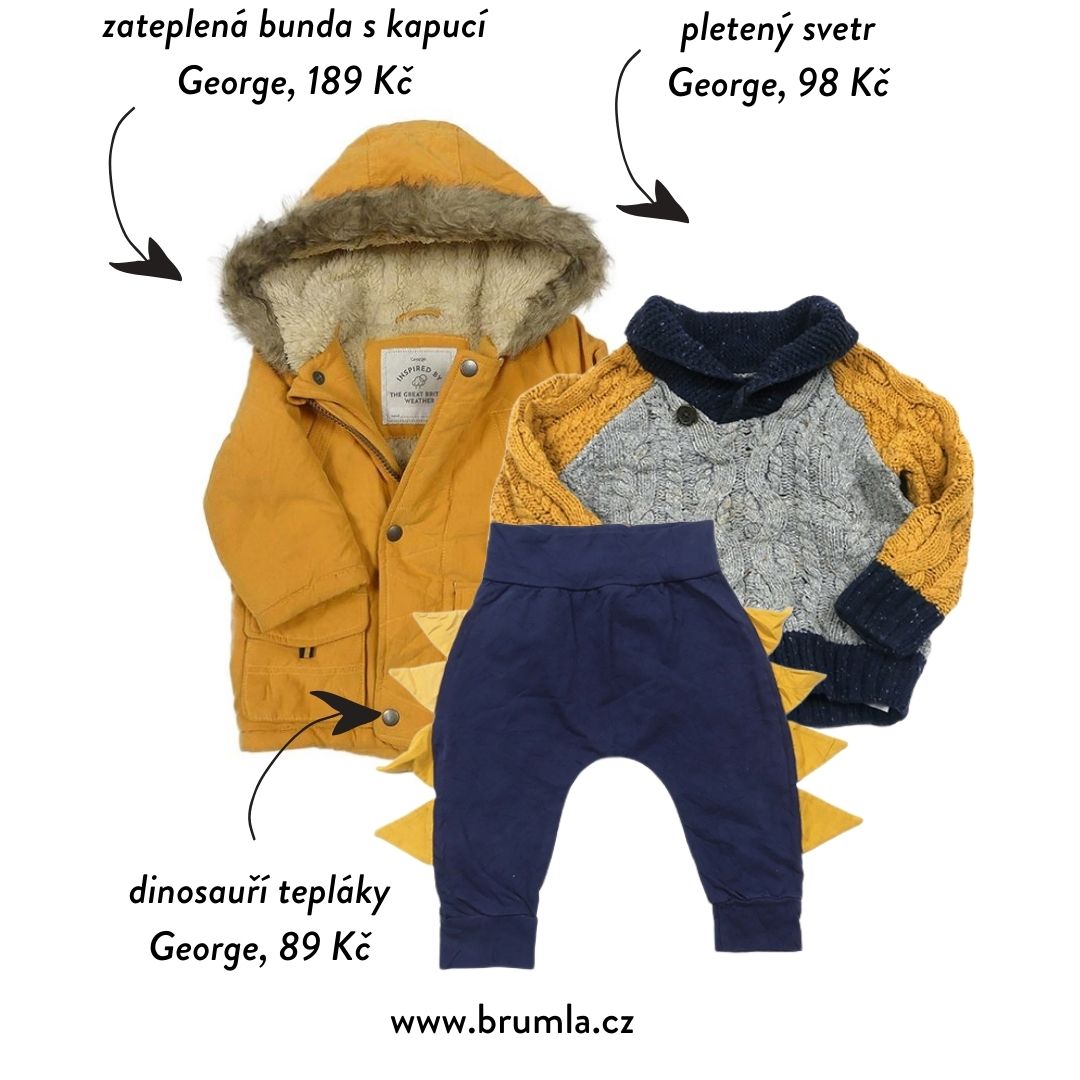 George oblečení - bunda, svetr, tepláky