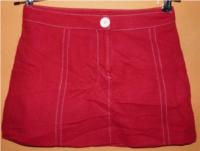 Dámská červená vlněná sukně zn. H&M vel. 34