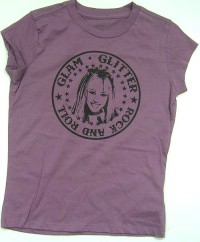 Outlet - Fialové tričko Hannah Montanal zn. Disney vel. 14 let