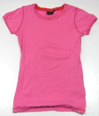 Růžovo-červené tričko ; vel. 164