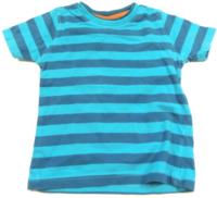 Modré pruhované triko zn. Mini mode
