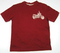 Červené tričko s motorkou zn. Cherokee