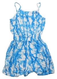 Modro-bílý batikovaný letní overal zn. M&Co