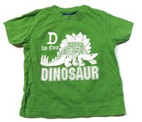 Zelené tričko s dinosaurem zn. Cherokee