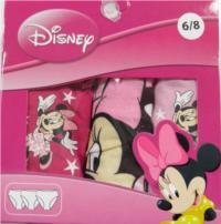 Outlet - 3pack kalhotky s Minnie zn. Disney 