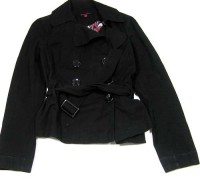 Černý jarní kabátek vel. 14-15 let
