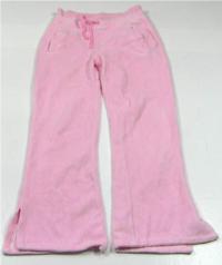 Růžové sametové kalhoty  zn. George 