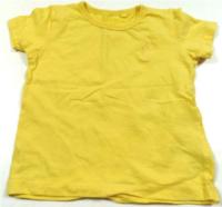 Žluté tričko s výšivkou zn. Next