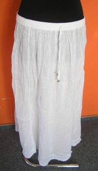Dámská bílá plátěná sukně zn. Cherokee