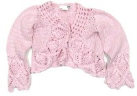 Růžový svetřík na knoflík zn. H&M