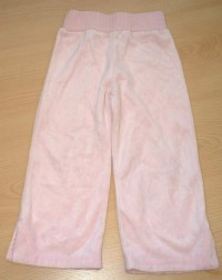Růžové sametové kalhoty zn. Early Days