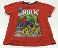 Červené tričko s Hulkem zn. Marvel