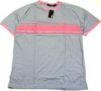 Outlet - Pánské světlemodro-růžové tričko zn. Fila