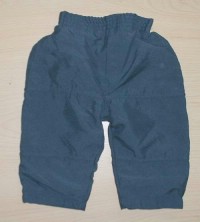 Tmavomodré šusťákové oteplené kalhoty zn. Tiny Ted