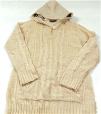 Smetanový pletený svetr s kapucí zn. New Look