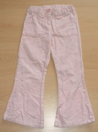 Růžové manžestrové kalhoty zn.TU
