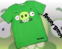 Nové - Zelené tričko s Angry Birds zn. H&M 