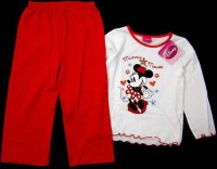 Outlet - Bílo-červené pyžámko s Minnie zn. Disney