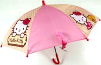Outlet - Světlerůžovo-béžový deštník s Kitty zn. Sanrio