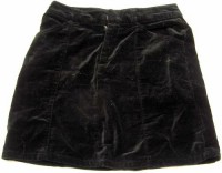 Černá sametová sukně zn. Old Navy, vel. 140
