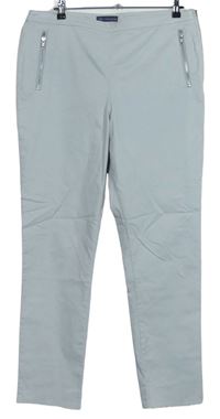 Dámské šedé plátěné kalhoty zn. M&S