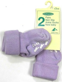 Outlet - 2pack fialové ponožky zn. Mothercare
