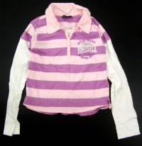 Růžovo-fialové triko zn. Lonsdale, vel. 140