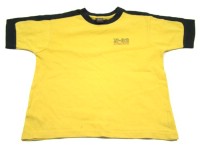 Žluto-tmavomodré tričko s nápisem zn. Next 