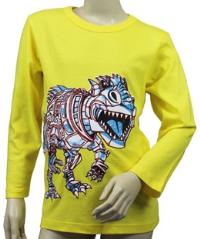 Nové - Žluté triko s dinosaurem zn. Osh Kosh 