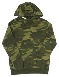 Khaki army mikina s kapucí zn. M&S