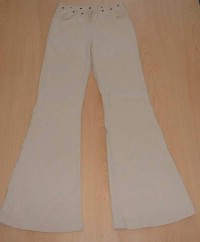 Béžové kalhoty vel. 10 let/140 cm