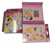 Outlet - Růžová kniha omalovánek s princeznami zn. Disney