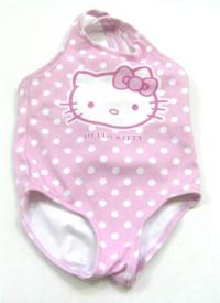 Růžové puntíkové plavky s Hello Kitty zn. Zara