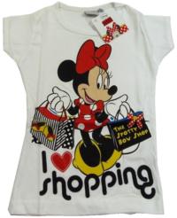 Nové - Bílé tričko s Minnií zn. Disney