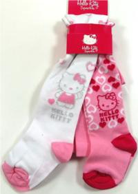 Nové - 2pack punčocháčky s Kitty zn. Sanrio
