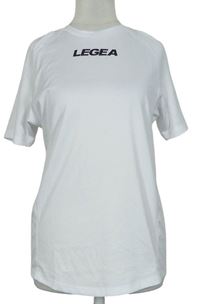 Dámské bílé sportovní tričko s logem zn. Legea 