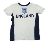 Bílo-tmavomodré tričko - England zn. George