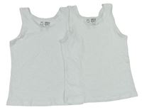 2x Bílá košilka zn. F&F