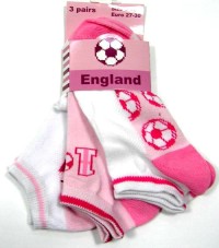 Outlet - 3pack fotbalové ponožky vel. 31-36