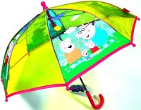 Outlet - Zelreno-žlutý deštník s Pepinou