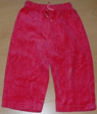 Růžové sametové kalhoty zn. Nattajack