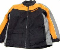 Černo-oranžová zimní bunda zn. H&M, vel. 152