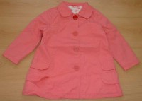 Růžový riflový oteplený kabátek zn. St. Bernard