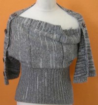 Dámský šedý svetr