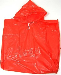 Outlet - Červená pláštěnka s kapucí