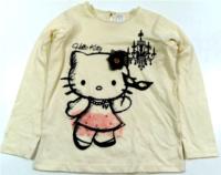 Outlet - Smetanové triko s Kitty zn. Marks&Spencer 