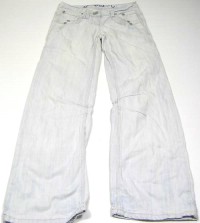Světlemodré riflové kalhoty vel. 140