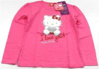 Outlet - Růžové triko s Kitty zn. Sanrio