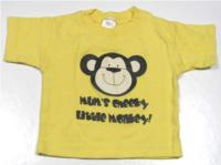 Žluté tričko s opičkou zn. Tiny Ted 