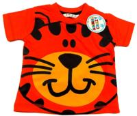 Outlet - Oranžové tričko s tygrem